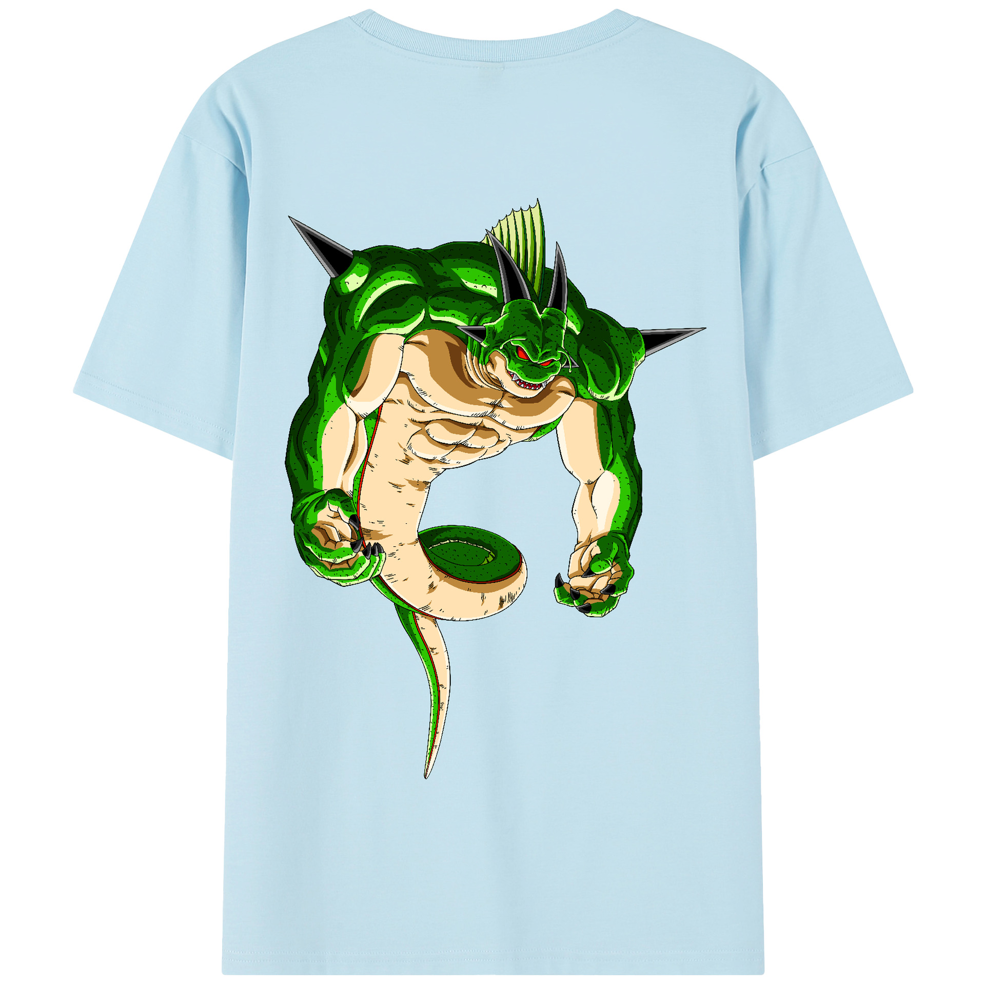 （画像用） ドラゴンボール 神龍 シェンロン DRAGON BALL Shenron 綿100％半袖Tシャツ（背面プリント）